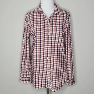 Madewell Flannel Boyshirt in Palma Plaid S